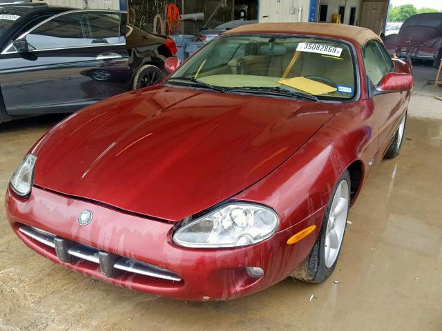 SAJGX2749VC017773 - 1997 JAGUAR XK8 RED photo 2