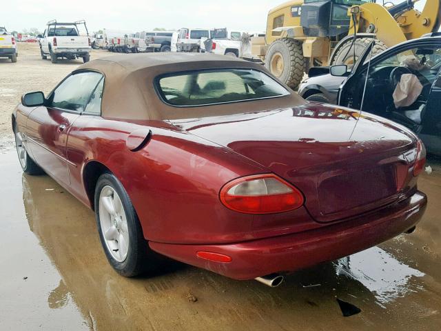 SAJGX2749VC017773 - 1997 JAGUAR XK8 RED photo 3