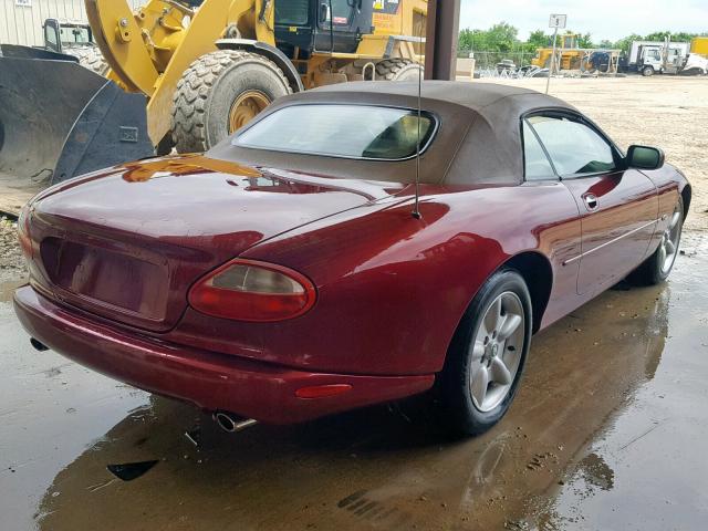 SAJGX2749VC017773 - 1997 JAGUAR XK8 RED photo 4