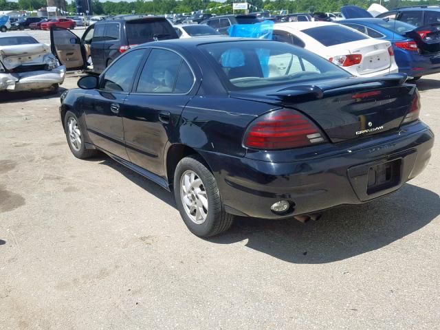 1G2NF52E84C192464 - 2004 PONTIAC GRAND AM S BLACK photo 3