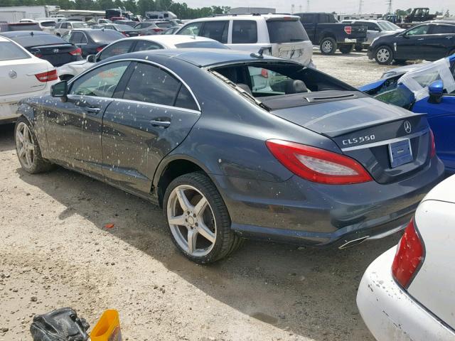 WDDLJ7DB6DA059400 - 2013 MERCEDES-BENZ CLS 550 GRAY photo 3