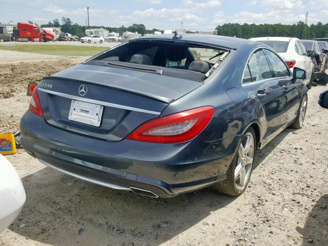 WDDLJ7DB6DA059400 - 2013 MERCEDES-BENZ CLS 550 GRAY photo 4