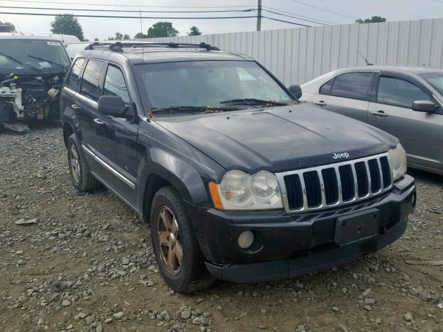 1J4HR58275C531370 - 2005 JEEP GRAND CHER BLACK photo 1