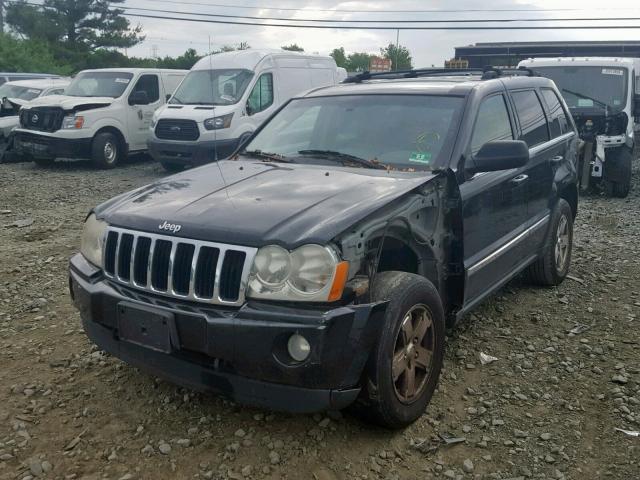 1J4HR58275C531370 - 2005 JEEP GRAND CHER BLACK photo 2