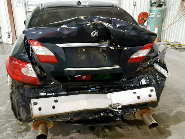 JN1BY1AR9BM375520 - 2011 INFINITI M37 X BLACK photo 9