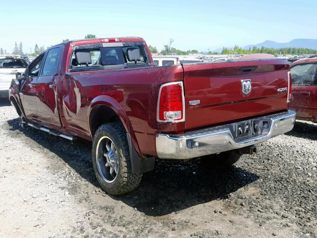 3C6UR5KL9GG264679 - 2016 RAM 2500 LARAM RED photo 3