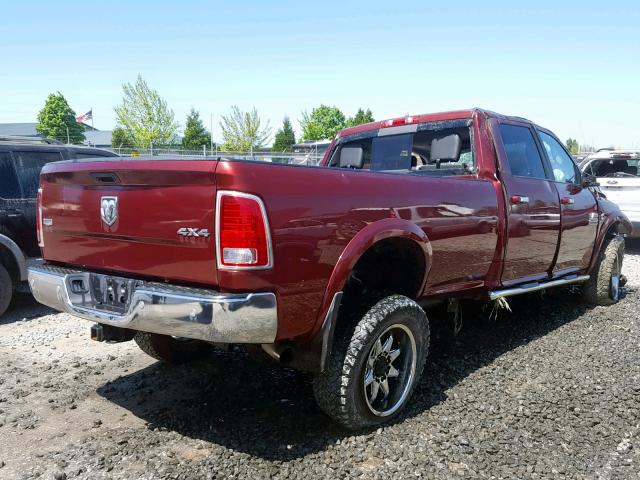 3C6UR5KL9GG264679 - 2016 RAM 2500 LARAM RED photo 4