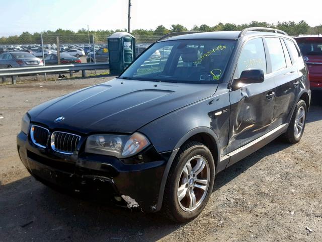 WBXPA93456WD25446 - 2006 BMW X3 3.0I BLACK photo 2