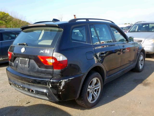 WBXPA93456WD25446 - 2006 BMW X3 3.0I BLACK photo 4