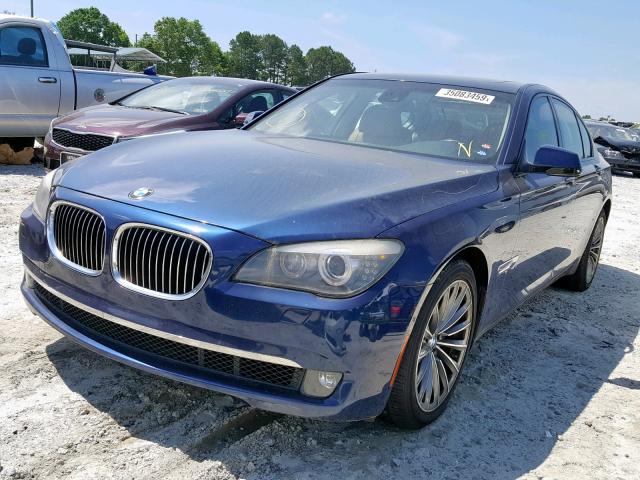 WBAKA83559CY34303 - 2009 BMW 750 I BLUE photo 2