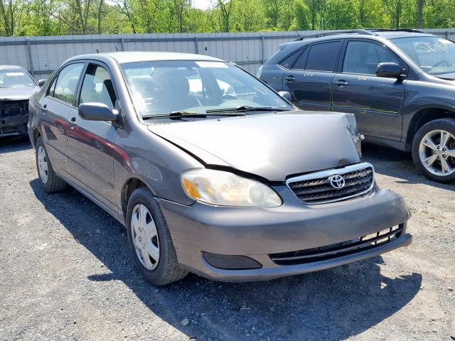 2T1BR32E38C873526 - 2008 TOYOTA COROLLA CE GRAY photo 1