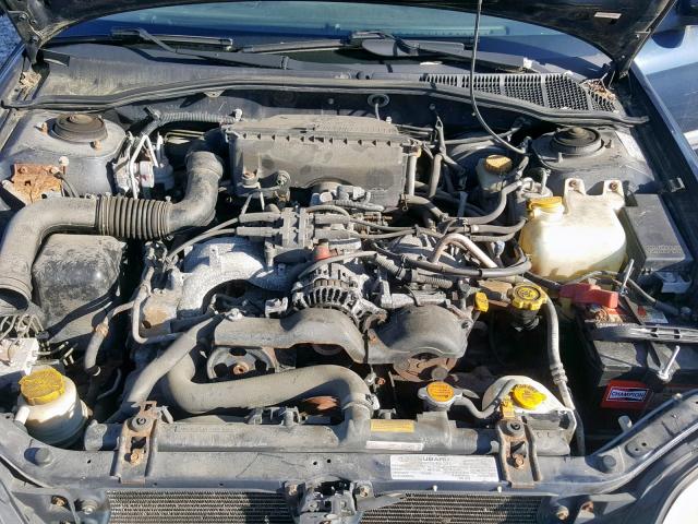 4S3BH635316300416 - 2001 SUBARU LEGACY L BLUE photo 7