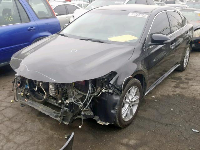 4T1BK1EB5FU151707 - 2015 TOYOTA AVALON XLE BLACK photo 2
