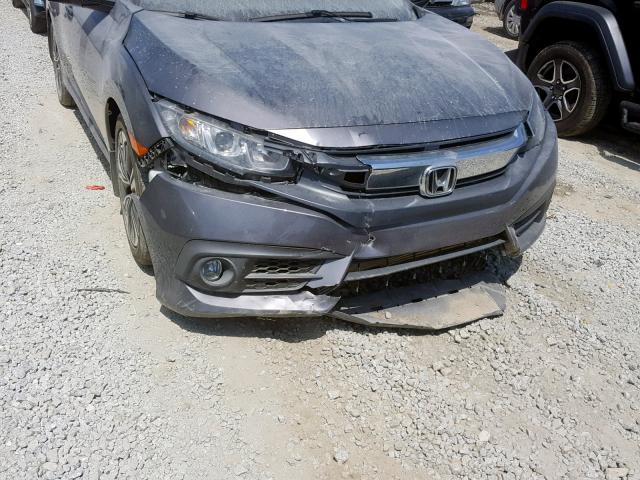 19XFC1F75GE007720 - 2016 HONDA CIVIC EXL 灰色 照片 9