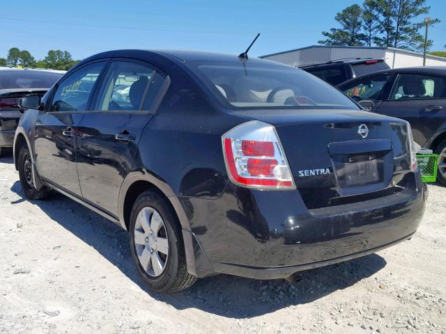 3N1AB61E58L761832 - 2008 NISSAN SENTRA 2.0 BLACK photo 3