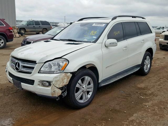 4JGBF71E88A306388 - 2008 MERCEDES-BENZ GL 450 4MA WHITE photo 2