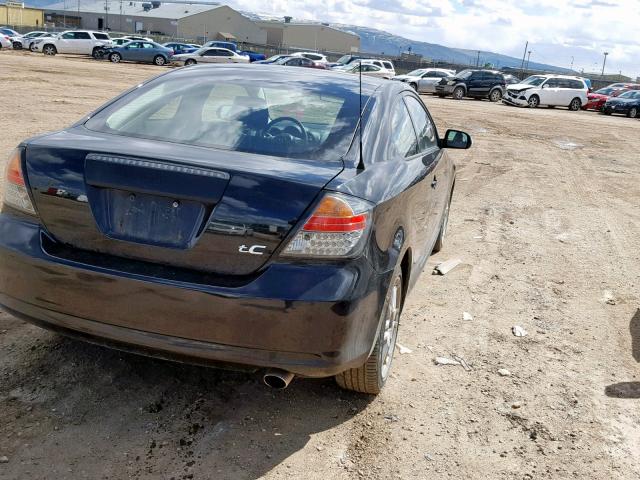 JTKDE177070210791 - 2007 TOYOTA SCION TC BLACK photo 4