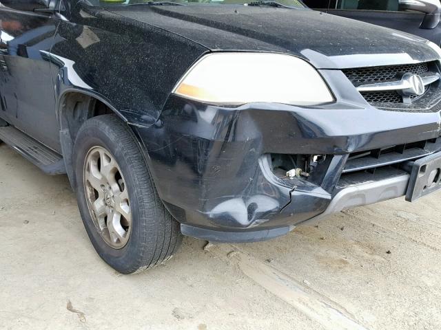 2HNYD18851H512450 - 2001 ACURA MDX TOURIN BLACK photo 9