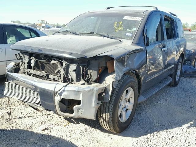 5N1AA08A94N740519 - 2004 NISSAN ARMADA SE GRAY photo 2