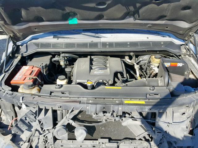 5N1AA08A94N740519 - 2004 NISSAN ARMADA SE GRAY photo 7