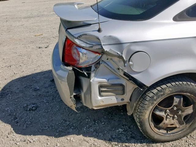 1G2AL18F487184019 - 2008 PONTIAC G5 SILVER photo 9