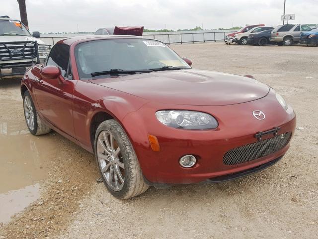 JM1NC26F270133860 - 2007 MAZDA MX-5 MIATA RED photo 1