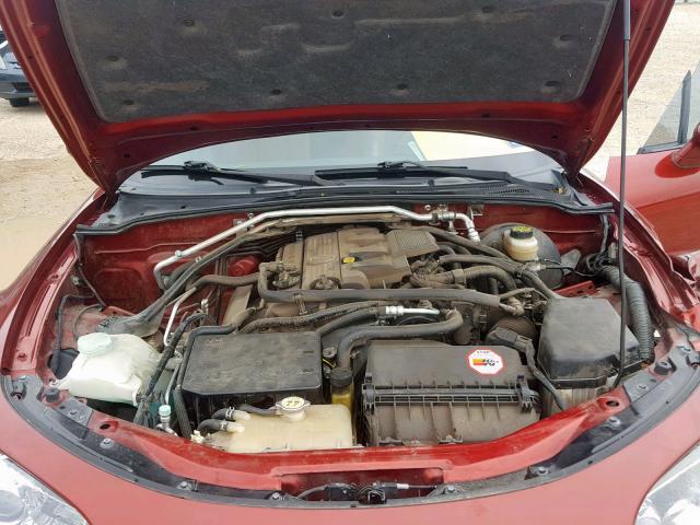 JM1NC26F270133860 - 2007 MAZDA MX-5 MIATA RED photo 7