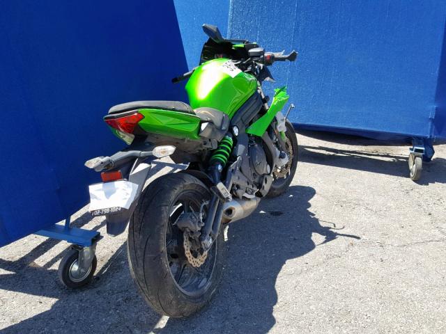 JKAEXEE11FDA19042 - 2015 KAWASAKI EX650 E GREEN photo 4