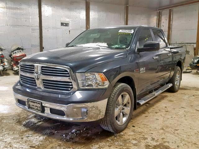 1C6RR7LM8FS603576 - 2015 RAM 1500 SLT BLACK photo 2