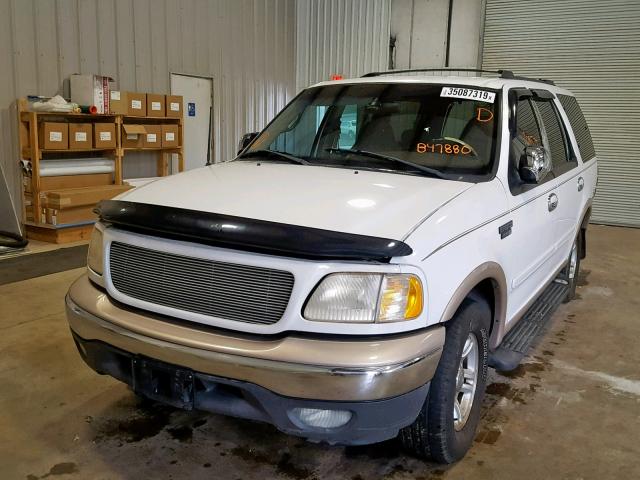1FMRU17L2XLB47880 - 1999 FORD EXPEDITION WHITE photo 2