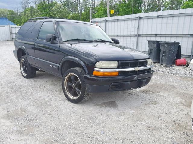 1GNCS18X03K137003 - 2003 CHEVROLET BLAZER BLACK photo 1