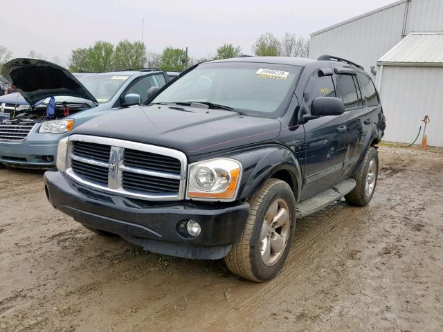 1D4HB48D64F232698 - 2004 DODGE DURANGO SL BLACK photo 2