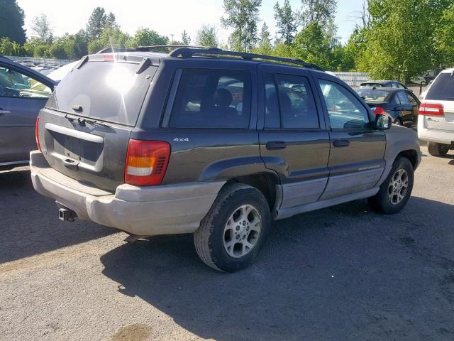 1J4GW58S5XC783240 - 1999 JEEP GRAND CHER GRAY photo 4