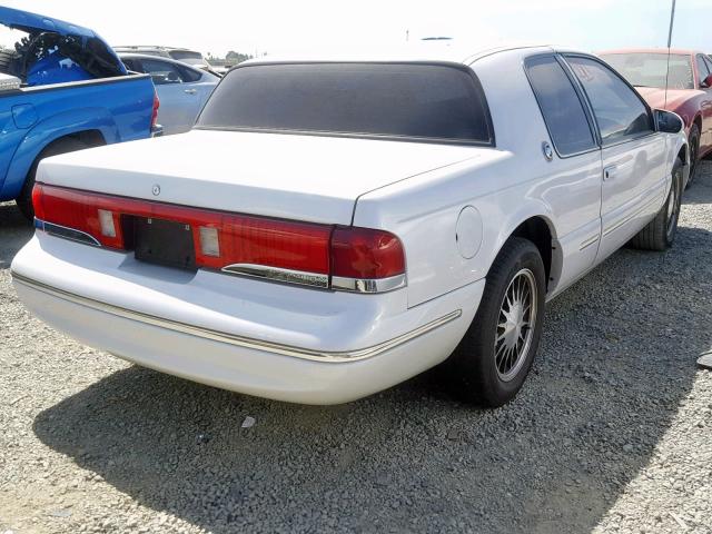 1MELM62W4VH618516 - 1997 MERCURY COUGAR XR7 WHITE photo 4