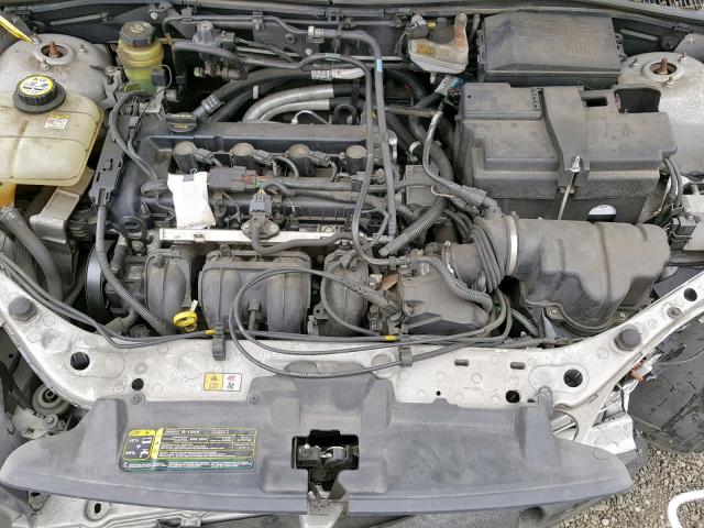 1FAFP34N86W131640 - 2006 FORD FOCUS ZX4 GRAY photo 7