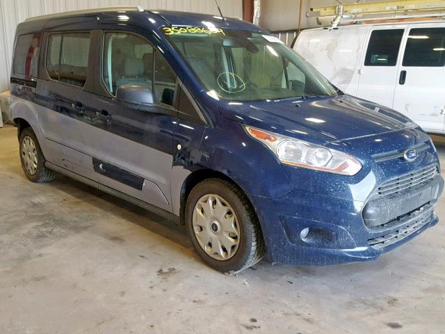 NM0GE9F76E1142165 - 2014 FORD TRANSIT CO BLUE photo 1