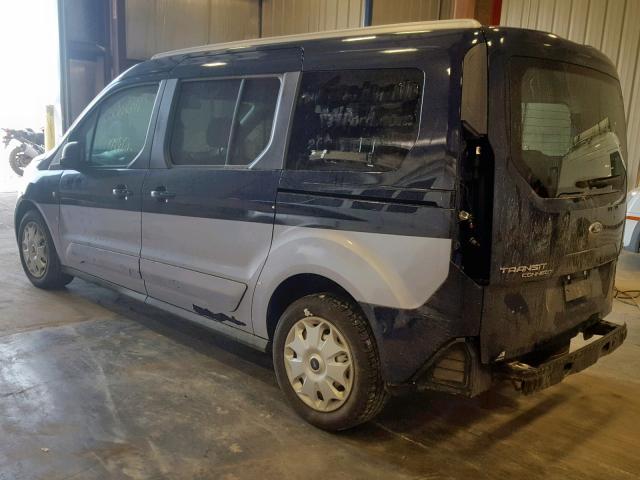 NM0GE9F76E1142165 - 2014 FORD TRANSIT CO BLUE photo 3