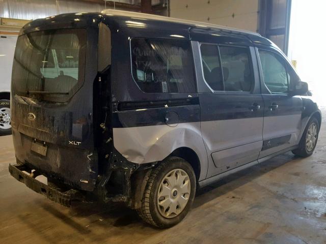 NM0GE9F76E1142165 - 2014 FORD TRANSIT CO BLUE photo 4