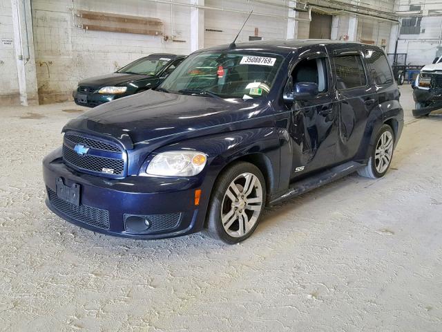 3GNBAHDM7AS577918 - 2010 CHEVROLET HHR SS BLUE photo 2