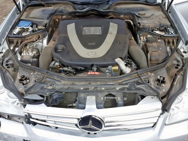 WDDDJ72X28A116720 - 2008 MERCEDES-BENZ CLS 550 SILVER photo 7