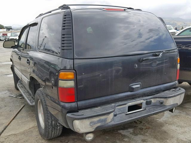 1GKEC13T64R276987 - 2004 GMC YUKON BLACK photo 3