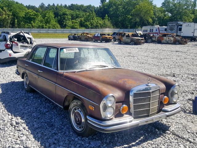 10801912058909 - 1970 MERCEDES-BENZ 280SEL BURGUNDY photo 1