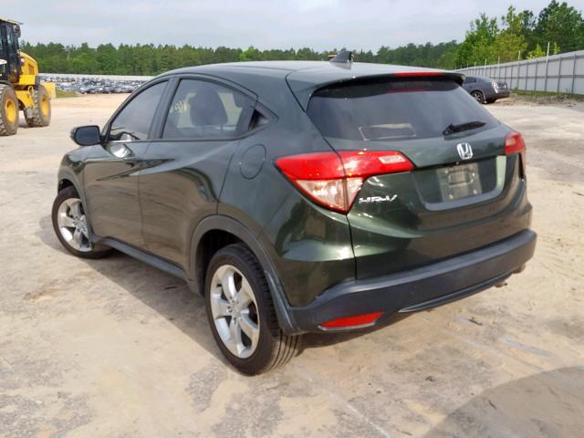 3CZRU5H53GM707099 - 2016 HONDA HR-V EX GREEN photo 3