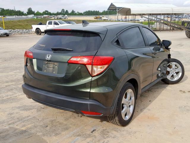 3CZRU5H53GM707099 - 2016 HONDA HR-V EX GREEN photo 4