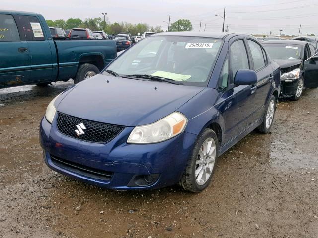 JS2YC414185104620 - 2008 SUZUKI SX4 BLUE photo 2