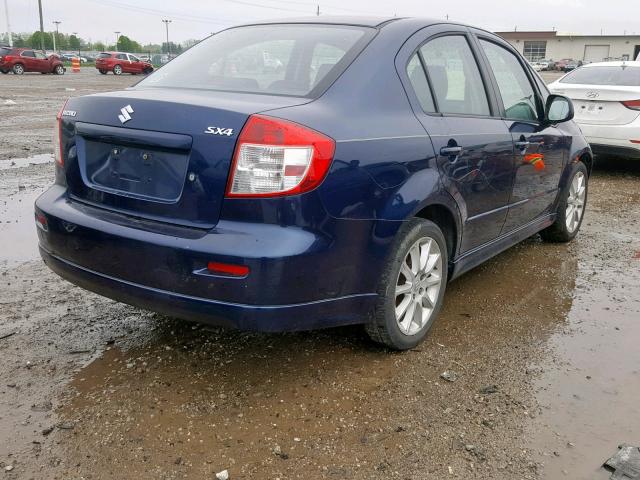 JS2YC414185104620 - 2008 SUZUKI SX4 BLUE photo 4