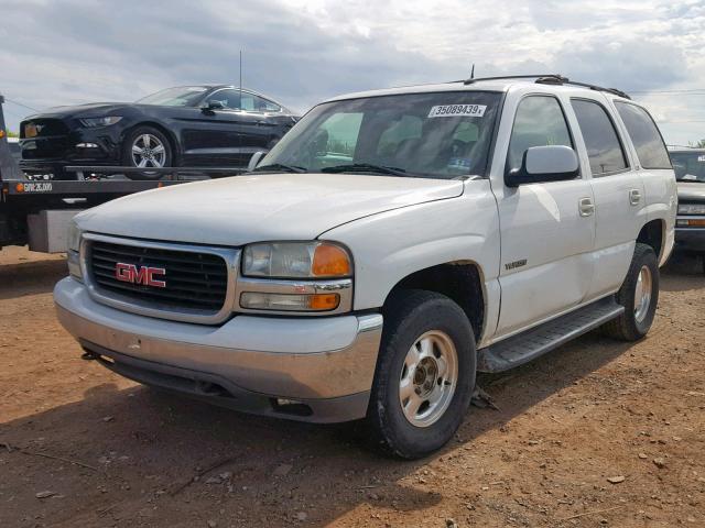 1GKEK13Z93J225603 - 2003 GMC YUKON WHITE photo 2