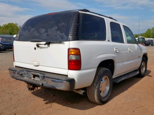 1GKEK13Z93J225603 - 2003 GMC YUKON WHITE photo 4