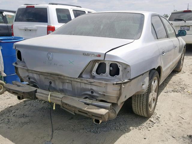 19UUA56843A053969 - 2003 ACURA 3.2TL TYPE GRAY photo 4