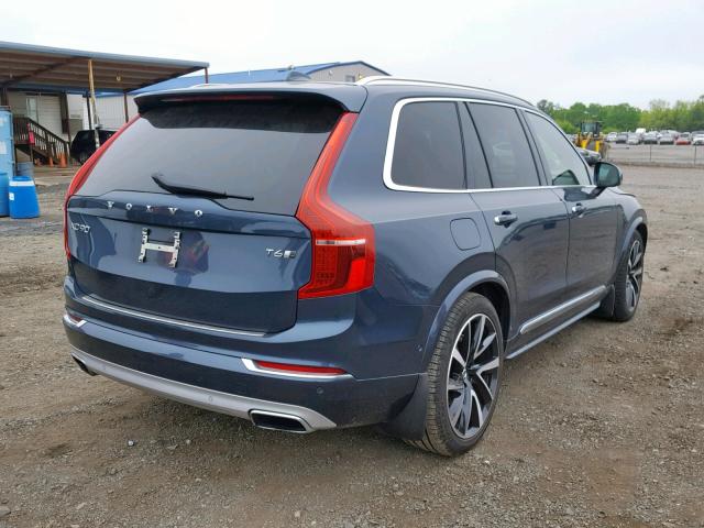 YV4A22PL7J1360028 - 2018 VOLVO XC90 T6 BLUE photo 4